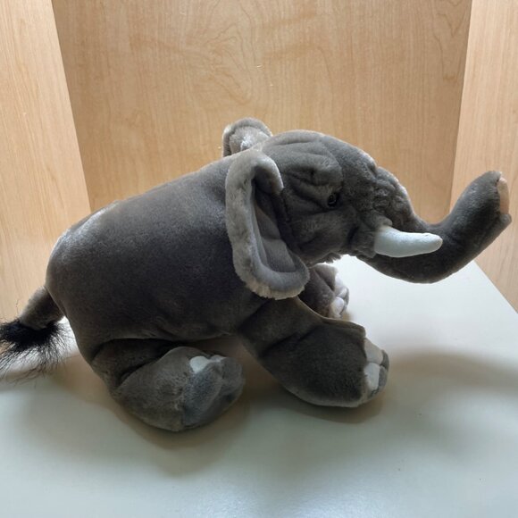 WWF Plush Elephant Soft Toy With Tag 12" Gray & White Conservation Gift Eco-Frie - Picture 5 of 14